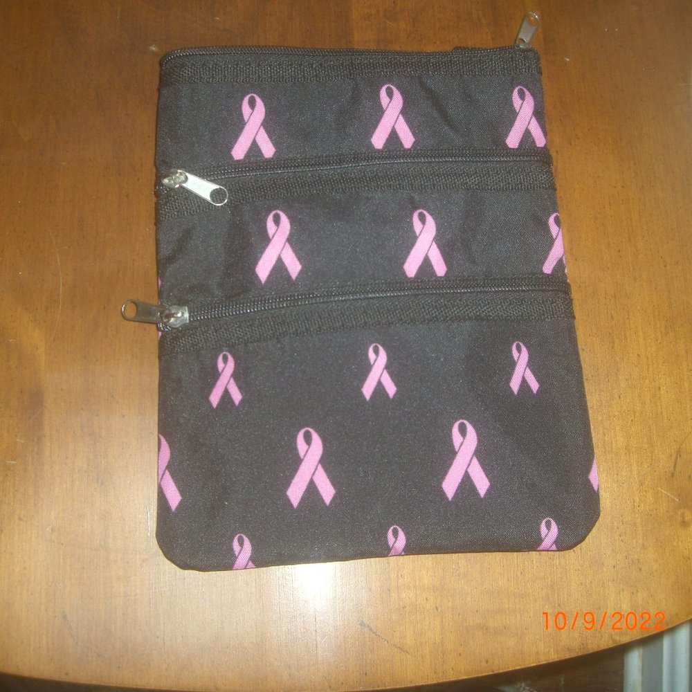 New Black Canvas bag (.5 inch by 7 inch with strap